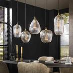 Hanglamp Damy Diamond glas, 5-lamps Roze Lifestylefurn, Ophalen, ., Nieuw, Glas