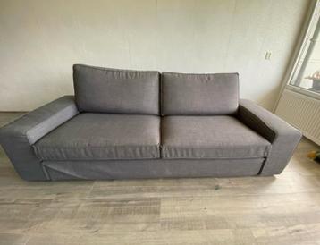 Ikea Kivik 3-zits bank, lichtgrijs. In prima staat. - afbeelding 1