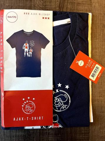 Nieuw Ajax T shirt Junior / vader opdruk maat 164 - 170 beschikbaar voor biedingen