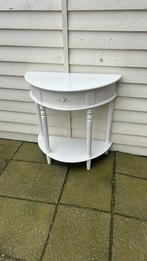 Sidetable halfrond 80x38x80 cm brocante, Ophalen