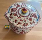 Grazia Deruta Pot met deksel, (hand geschilderd), Antiek en Kunst, Ophalen of Verzenden