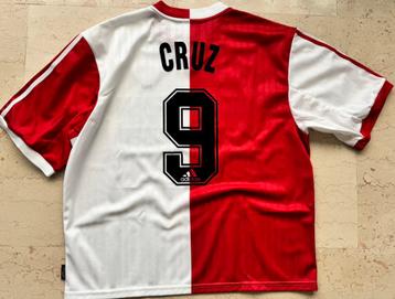 Feyenoord Shirt Thuis - 99 - 00 - Cruz # 9 beschikbaar voor biedingen