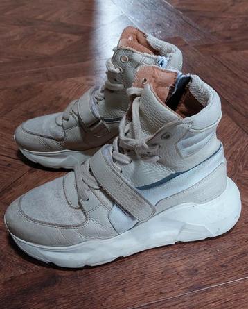DWARS DWRS hoge sneakers maat 37 beige off white beschikbaar voor biedingen