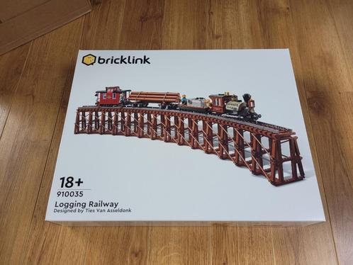 Lego Bricklink Logging Railway 910035 nieuw verzegeld, Kinderen en Baby's, Speelgoed | Duplo en Lego, Nieuw, Lego, Complete set