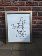 Mickey Mouse schilderij, Huis en Inrichting, Ophalen, Gebruikt, Hout, Minder dan 50 cm