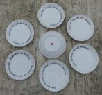 7 x Douwe Egberts Brownie / Cupcake Bordje, Nieuw, Ophalen of Verzenden, Bord(en), Wedgwood