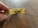 Prachtige vintage doublé vergulde armband dames, Sieraden, Tassen en Uiterlijk, Ringen, Ophalen of Verzenden, Zo goed als nieuw