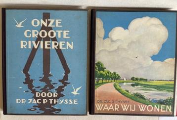Waar wij wonen en Onze groote rivieren van Jac. P. Thijsse beschikbaar voor biedingen
