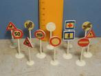 12 x VERKEERS borden v.d. Gruyter (?) 1950, Verzamelen, Ophalen of Verzenden, Gebruikt