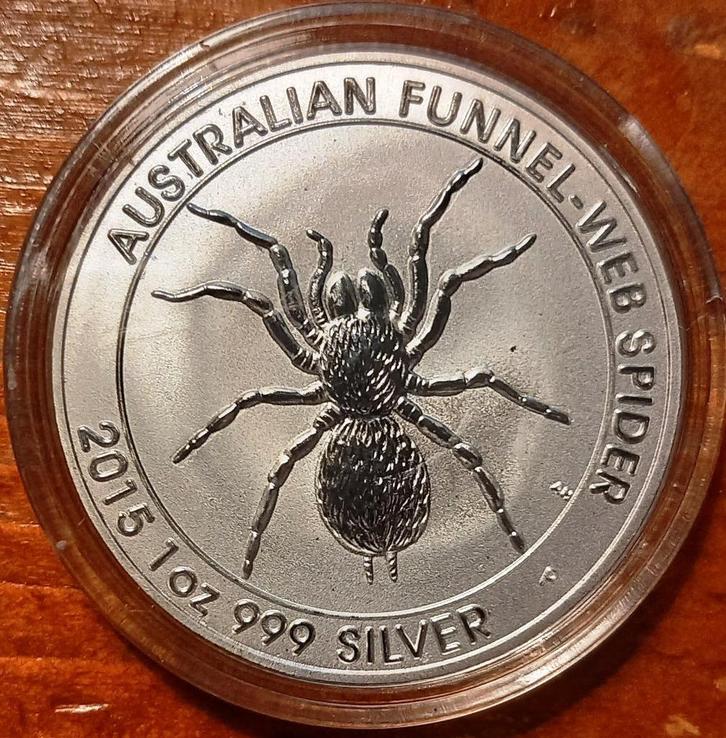Australian Spider 2015, Postzegels en Munten, Munten | Oceanië, Losse munt, Verzenden