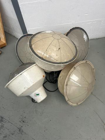 Vintage Bouwlampen - Industriële Lampen Set beschikbaar voor biedingen