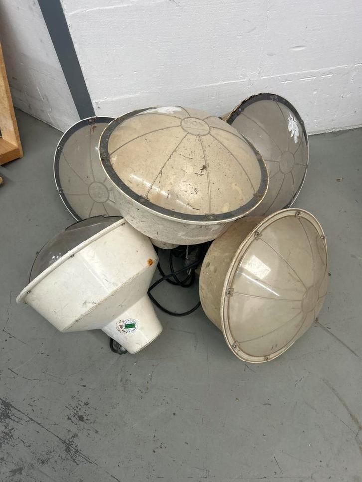 Vintage Bouwlampen - Industriële Lampen Set, Antiek en Kunst, Antiek | Lampen, Ophalen