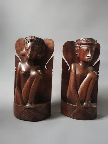 Bali 1930 art deco boekensteunen Balinees indonesie beschikbaar voor biedingen