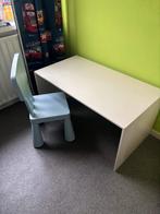 Kinder Tafel 92,5x45x50 cm met Ikea MAMMUT Stoel, Kinderen en Baby's, Kinderkamer | Tafels en Stoelen, Ophalen of Verzenden, Gebruikt