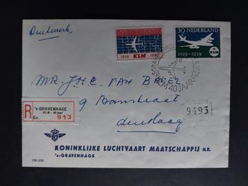 KLM 40 jaar envelop uit 1959 (L171) beschikbaar voor biedingen