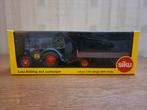 Siku Lanz Bulldog met aanhanger - Schaal 1:32, Ophalen of Verzenden, Zo goed als nieuw, Tractor of Landbouw, SIKU
