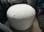 Grote poef, niet gebruikt, rookvrij huis, Ophalen, Overige materialen, Rond, Zo goed als nieuw