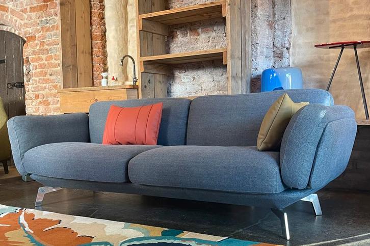 Leolux Nardo 3 zits bank, Huis en Inrichting, Banken | Bankstellen, Nieuw, 75 tot 100 cm, Stof, Ophalen