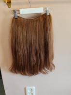 Flip in hairextensions 40 cm midden bruin - nieuw human hair, Sieraden, Tassen en Uiterlijk, Uiterlijk | Haarverzorging, Ophalen of Verzenden