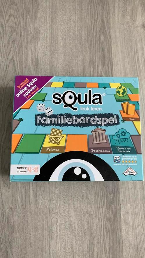 Squla Familiebordspel Groep 4 - 8 (+ ouders), Hobby en Vrije tijd, Gezelschapsspellen | Kaartspellen, Zo goed als nieuw, Een of twee spelers