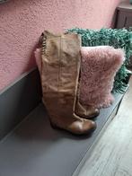2 paar over de knie laarzen maat 39, Ophalen of Verzenden, Gedragen, Bruin, Hoge laarzen