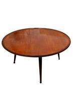 Scandinavische ronde salontafel, Ophalen, Zo goed als nieuw, Rond, 50 tot 100 cm