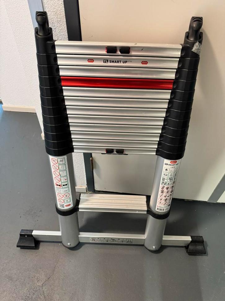 Aktrex TL Smart Up Active Uitschuifladder - Professioneel, Doe-het-zelf en Verbouw, Ladders en Trappen, Gebruikt, Ladder, 4 meter of meer
