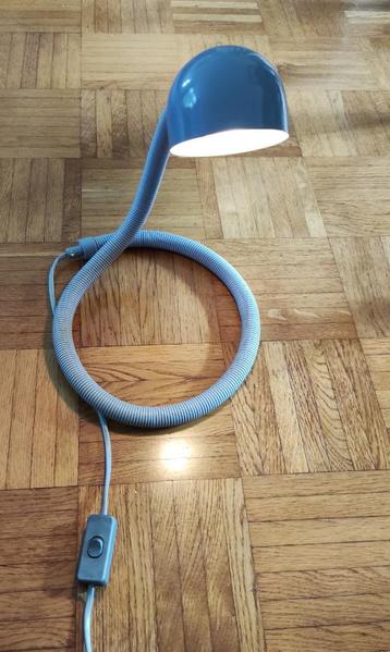Vintage ‘Snake’ lamp - Grijs beschikbaar voor biedingen