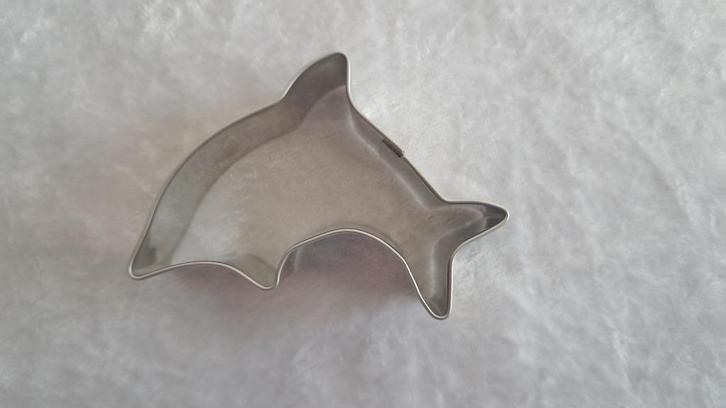 z.g.a.n Koekjes uitsteker dolfijn, fondant, marsepein, klei, Hobby en Vrije tijd, Taarten en Cupcakes maken, Zo goed als nieuw