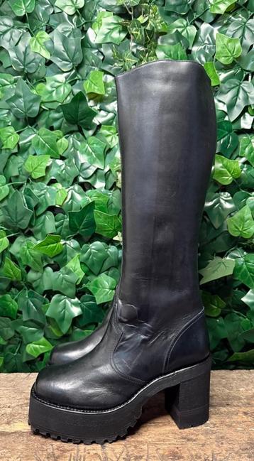 Nieuwe retro Vintage plateau blokhak Sendra laars maat 40 beschikbaar voor biedingen