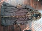 Violanti jas met bont, Kleding | Dames, Jassen | Winter, Violanti, Bruin, Maat 42/44 (L), Ophalen of Verzenden