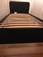 Slattum bed Ikea… zwart, Huis en Inrichting, Slaapkamer | Bedden, 100 cm, Eenpersoons, Metaal, Zo goed als nieuw