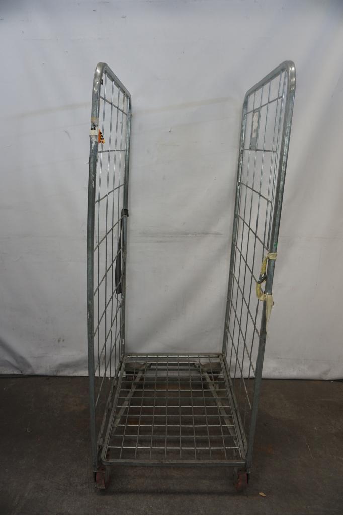 Rolcontainer, transportwagen, transportkar, Doe-het-zelf en Verbouw, Transportwagens, Gebruikt, Transportkar, 100 liter of meer