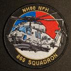 MLD 860 Squadron NH90 NFH Patch, Ophalen of Verzenden, Luchtmacht, Nederland, Embleem of Badge