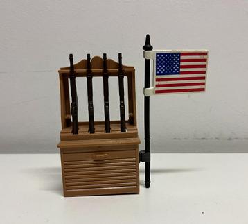 Western nr 36: US Noorderlingen Geweer Kast Vlag Fort 3806 beschikbaar voor biedingen