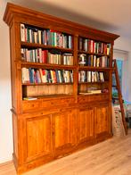Teak houten Teak boekenkast 2.35 m (h) x 2.20 (b), Ophalen, Gebruikt, 200 cm of meer, Met lade(s)