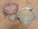 weckpot/weckpotje/weckpotjes Rundrand-Glas, Huis en Inrichting, Keuken | Potten en Pannen, Ophalen of Verzenden, Zo goed als nieuw