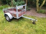 2x Kar aanhanger aanhangwagen voor crossmotor of bromfiets, Ophalen, Gebruikt