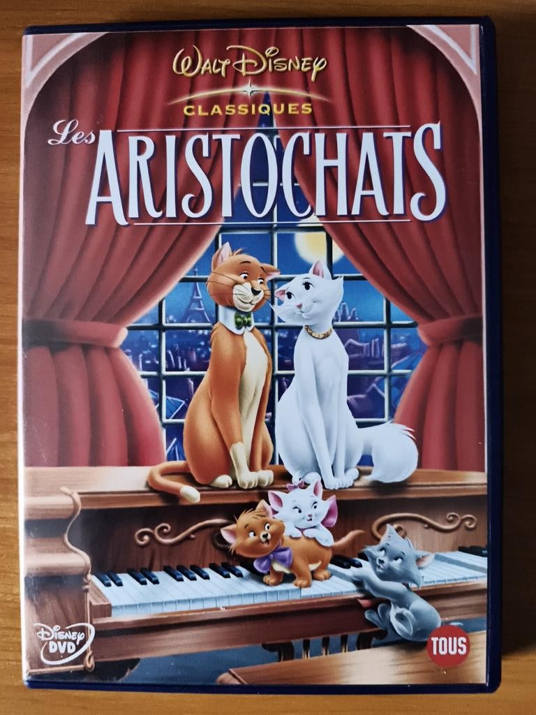 Aristokatten DVD - Walt Disney Klassieker, Avontuur, Alle leeftijden, Ophalen of Verzenden, Zo goed als nieuw