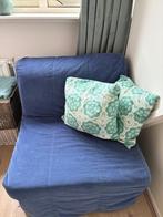 1 persoons opklapbed Ikea 80x1.90, Huis en Inrichting, Eenpersoons, Blauw, Zo goed als nieuw, 80 cm