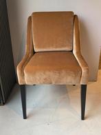 4x Eetkamerstoel urban sofa goud Showmodel, Huis en Inrichting, Stoelen, Ophalen, Overige kleuren, Vier, Stof