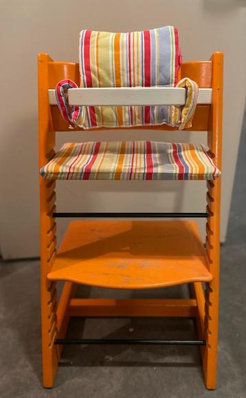 Tripp Trapp Stokke Kinderstoel+ stoelverkleiner, kussenset beschikbaar voor biedingen