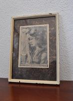 Het Huwelijk Jan Toorop 1906 19 cm Isografie ?, Verzamelen, Ophalen of Verzenden, Voor 1940, Gebruikt, Overige onderwerpen