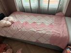 Roze Sprei / Deken - Eenpersoons, Gebruikt, Eenpersoons, Ophalen of Verzenden, Deken of Dekbed