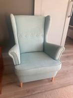 Strandmon fauteuil + voetenbank, Huis en Inrichting, Fauteuils, Ophalen of Verzenden, Zo goed als nieuw, 75 tot 100 cm