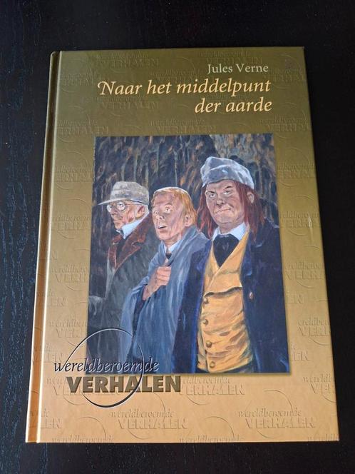 Jules Verne - Naar het middelpunt der aarde, Boeken, Avontuur en Actie, Gelezen, Ophalen of Verzenden