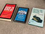 3 managementboeken, Jim Collins / Jos Burgers / John Kotter, Boeken, Ophalen of Verzenden, Zo goed als nieuw, Management