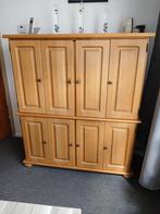 Computerkast/bureau Blank Eiken, Huis en Inrichting, Kasten | Computermeubels, Ophalen, Gebruikt, 120 tot 170 cm, 40 tot 80 cm