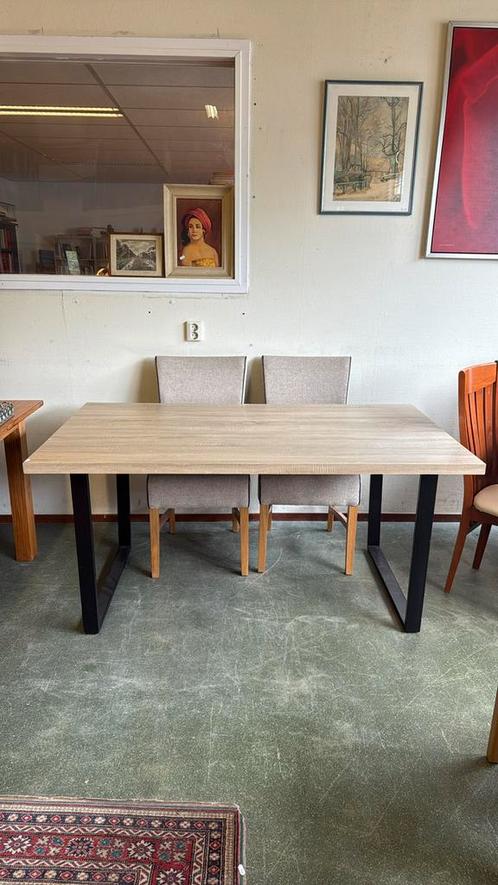 Eettafel 160 cm, 90 cm, hoogte: 75,5cm (artikel 9), Huis en Inrichting, Tafels | Eettafels, Zo goed als nieuw, Vijf personen of meer