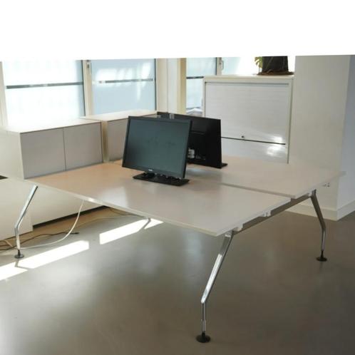 Vitra bureau dubbelzijdig 220x165x113 cmin goede staat, Huis en Inrichting, Bureaus, Zo goed als nieuw, Bureau, In hoogte verstelbaar